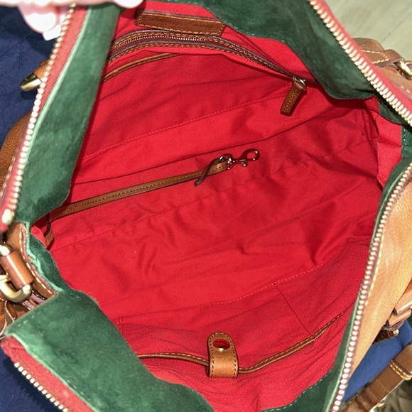 Dooney & Burke Elegant Brown Leather Handbag - Picture 13 of 17